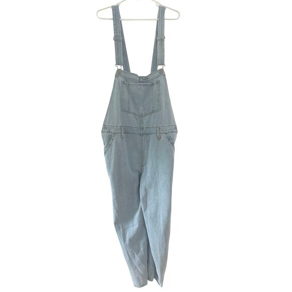 LEVIS denim jean overalls jumpsuit SzL NWOT - Picture 1 of 9